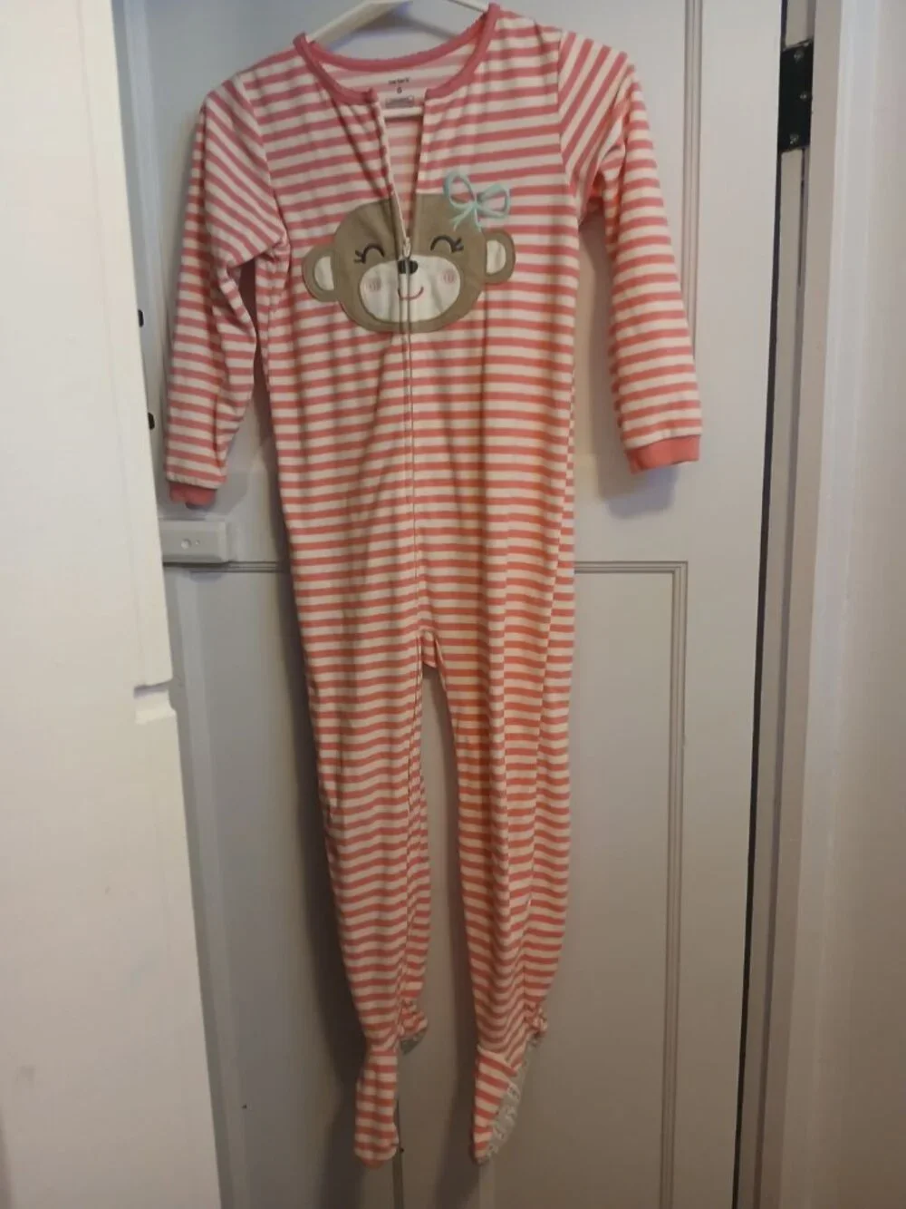 Carter's 6 Girls One Piece Muscle Pajamas